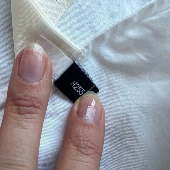 KATE SPADE NEW YORK WHITE SHORT SLEEVE BUTTON DOWN SIZE 2 - Picture 8 of 8